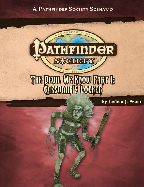 Cover of Pathfinder Society Scenario #30: The Devil We Know—Part II: Cassomir's Locker